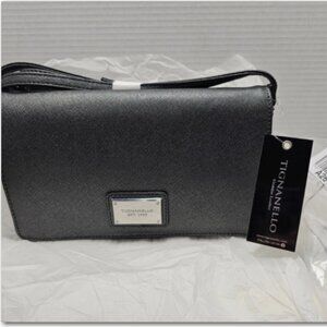 NEW Tignanello Clutch Purse Crossbody Handbag & Card Wallet Gift slim/petite